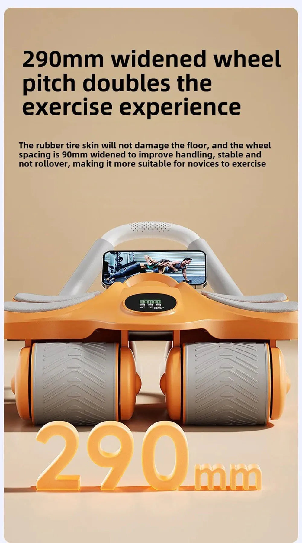 Automatic Rebound Ab Roller