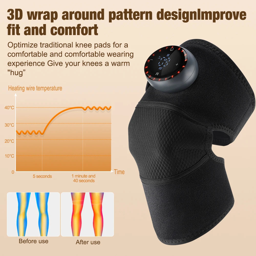Smart Heating Knee Massager