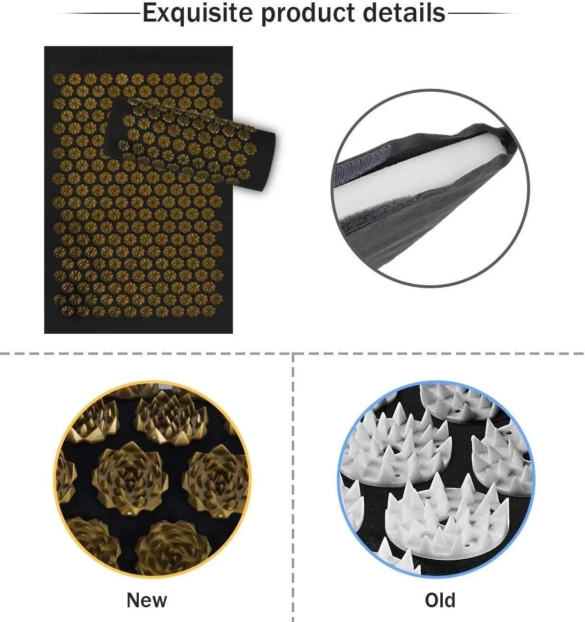 Acupressure Yoga Mat Set