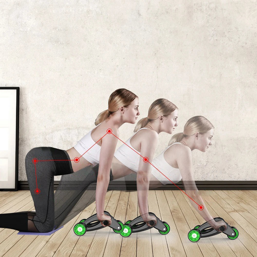 Four-Wheel Abdominal Roller