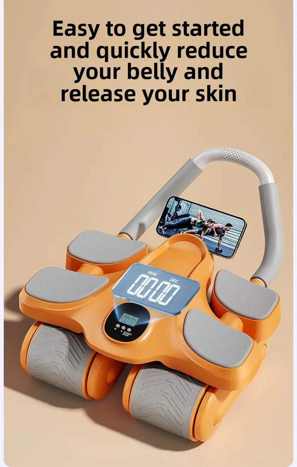 Automatic Rebound Ab Roller