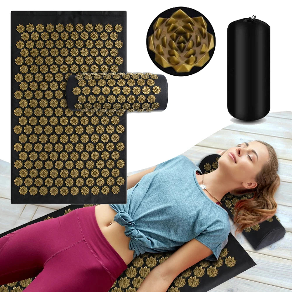 Acupressure Yoga Mat Set